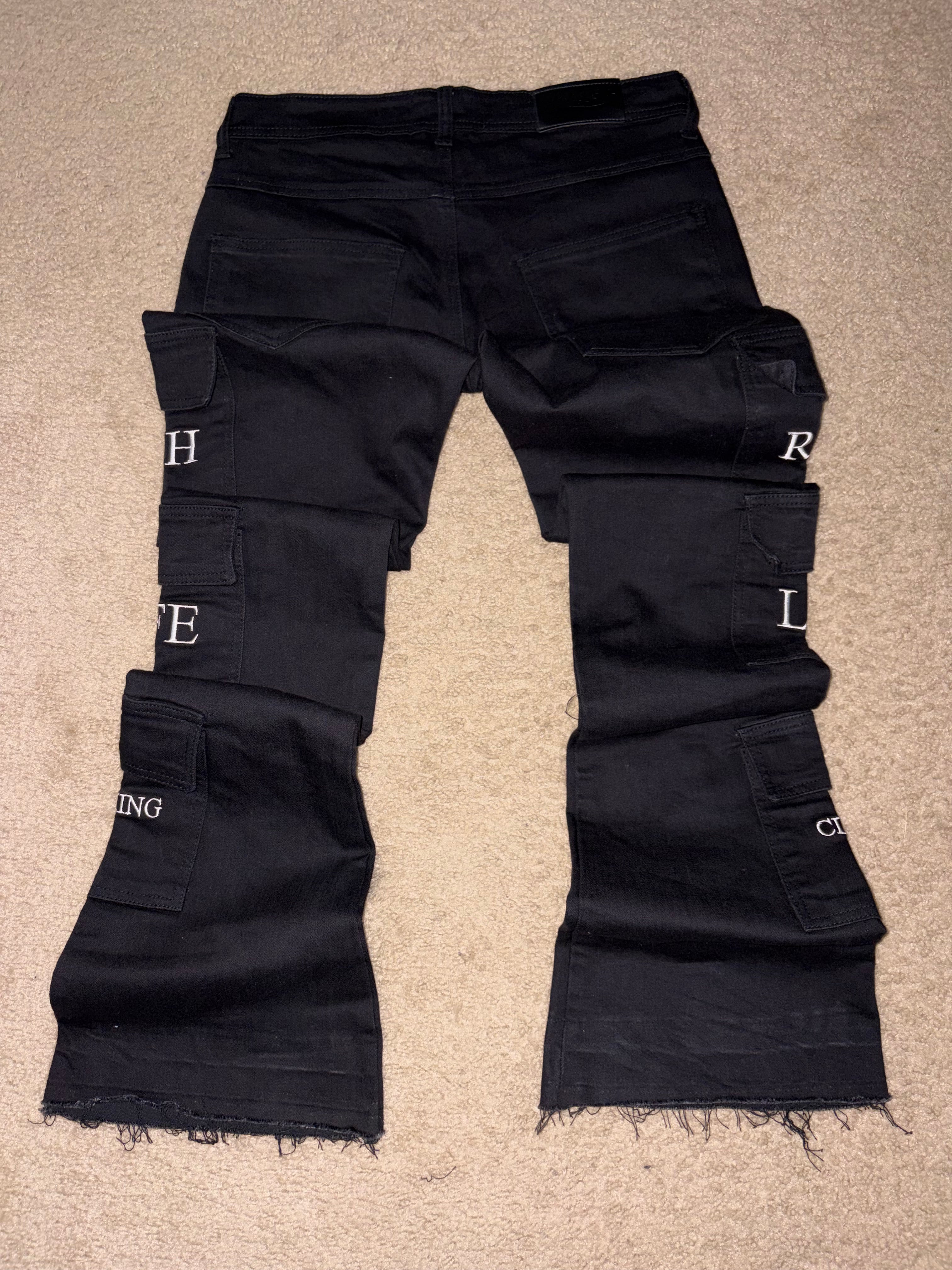 RICH LIFE SKINNY ‘STACKED’ JEANS