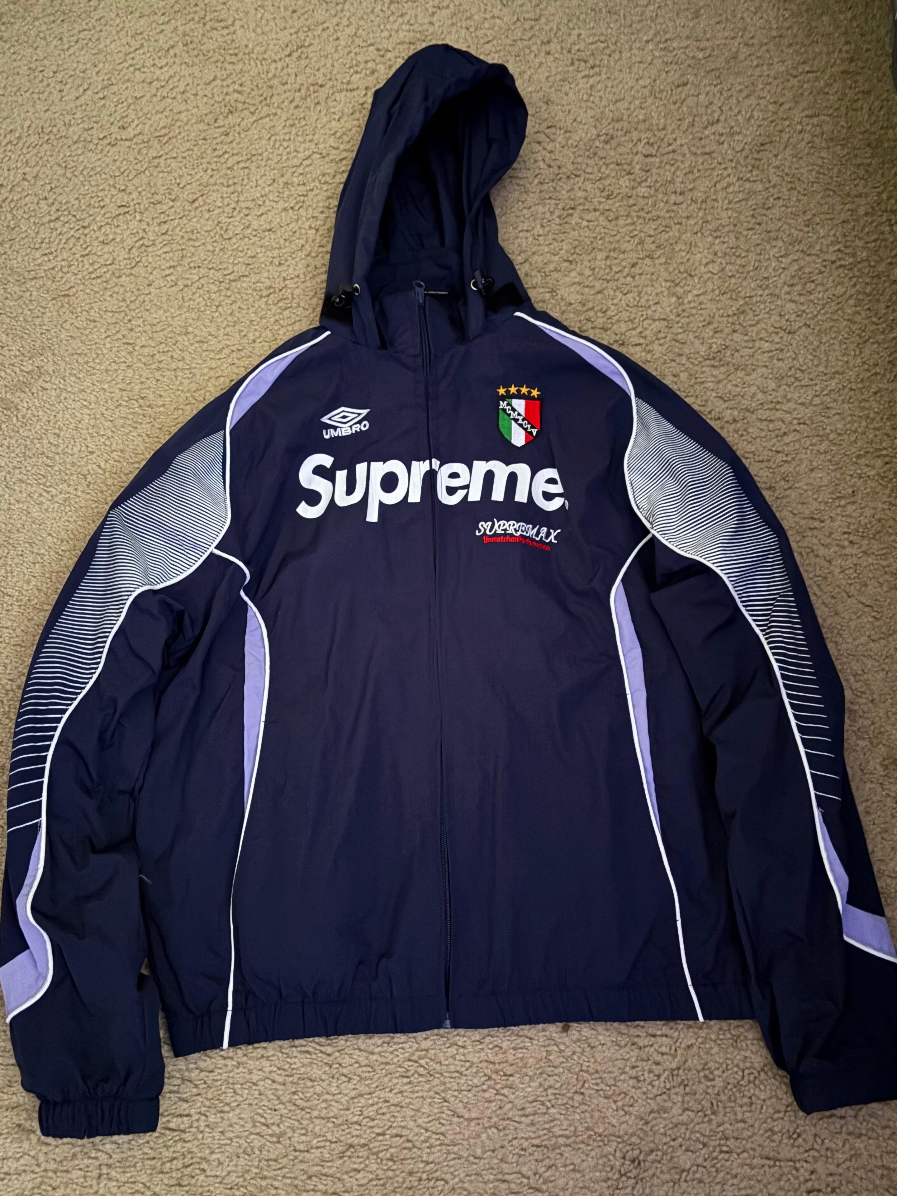 SUPREME UMBRO TRACK JACKET + TRACK PANTS