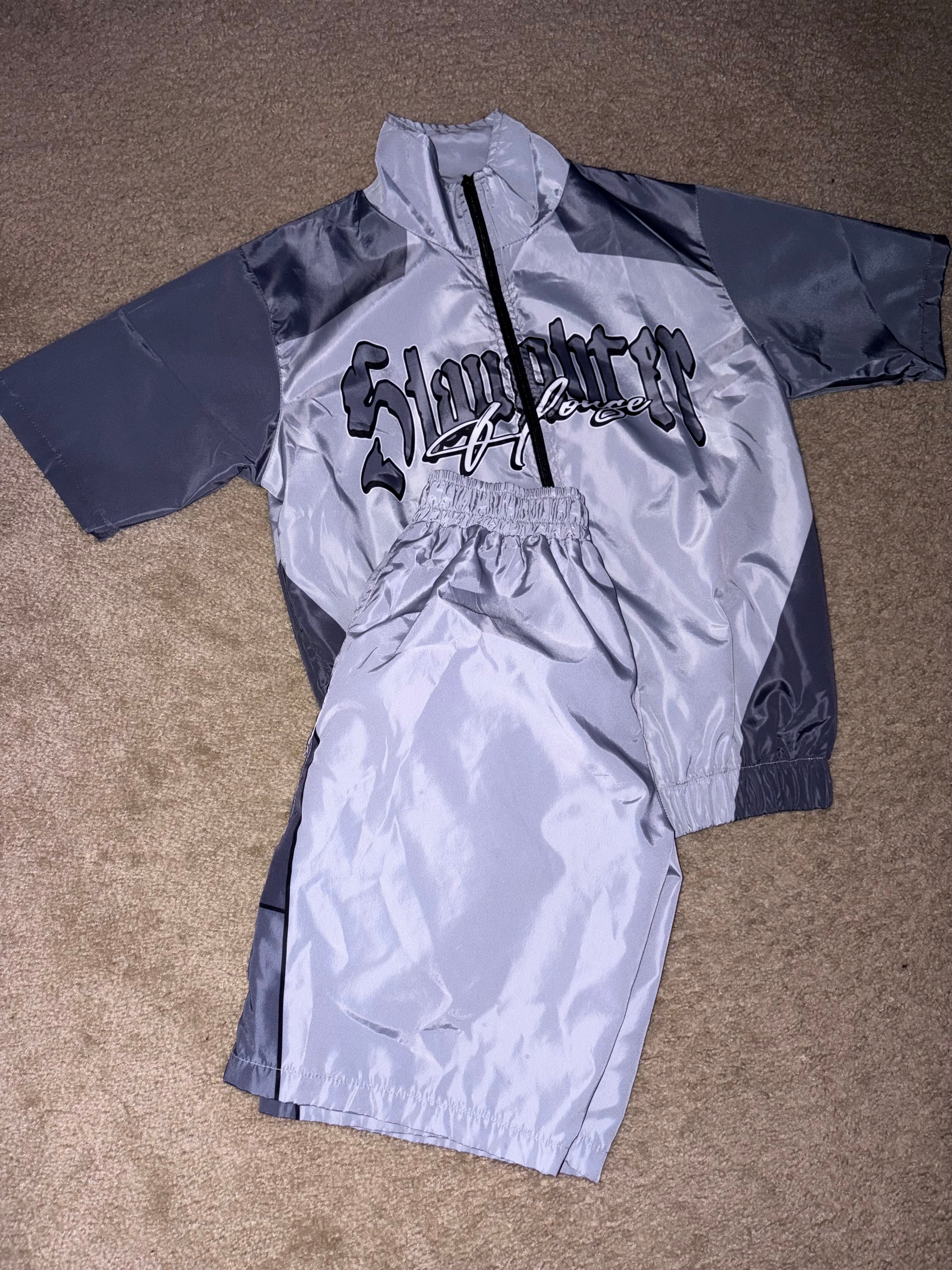 SLAUGHTER HOUSE SHORT SLEEVE ZIP UP + SHORTS