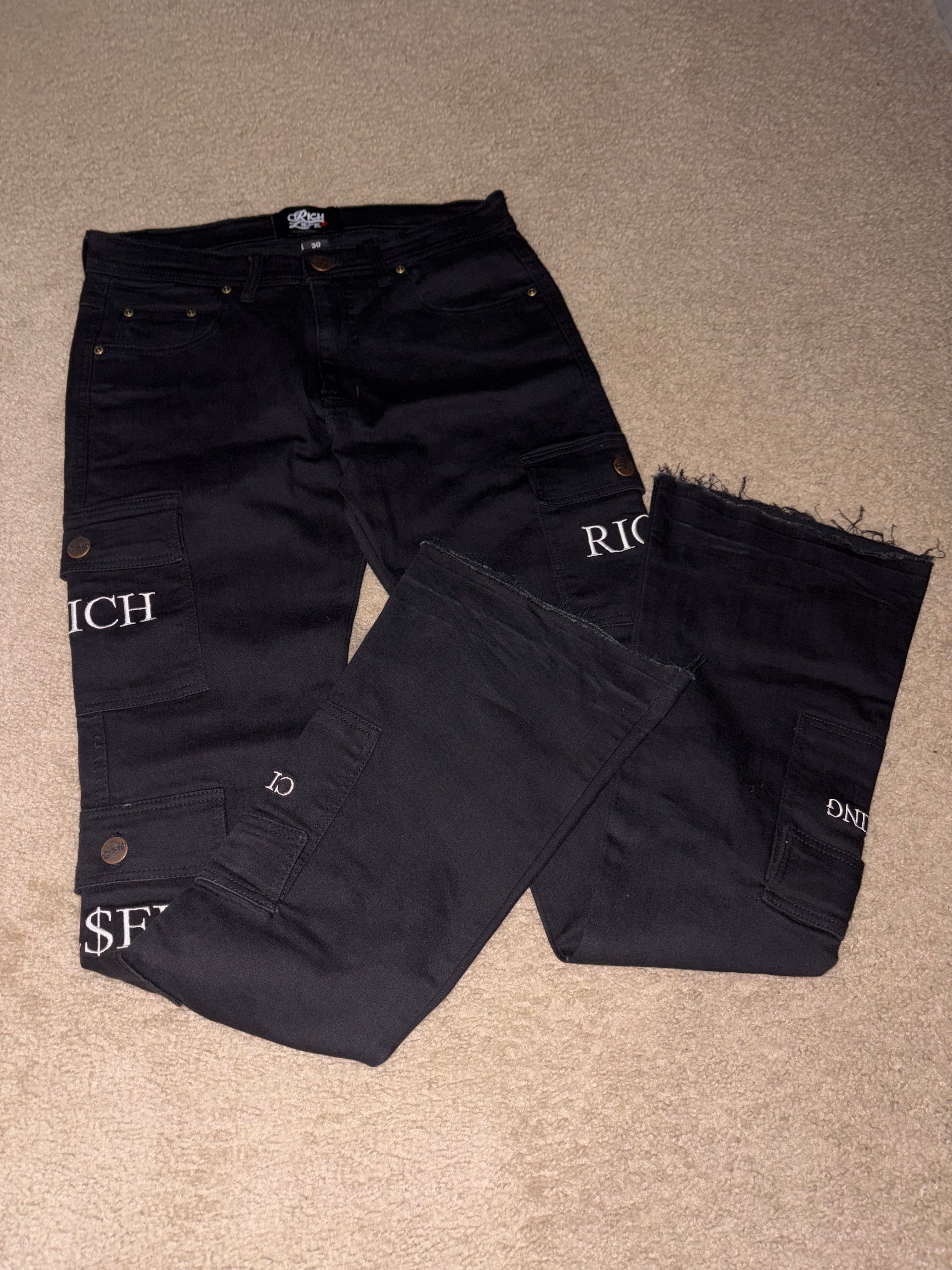 RICH LIFE SKINNY ‘STACKED’ JEANS